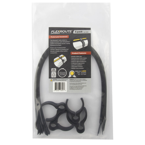 Cobra FlexRoute Cable Guides - Recessed, Flexible Rubber, Low-Profile Ties 3005