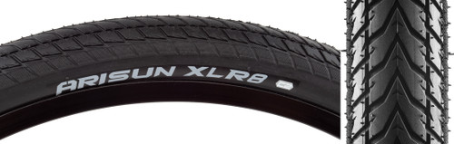 Arisun XLR8 Touring 24x1.75 Wire Black Reflective Tread Boost Speed T080411