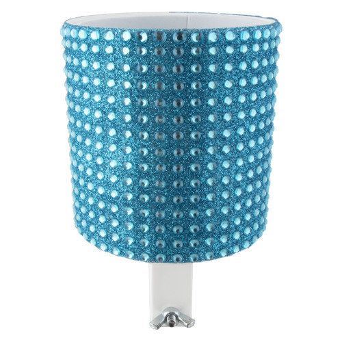 Blue Cruiser Candy Handlebar Cup Holder Rhinestone Details DH-RSBL