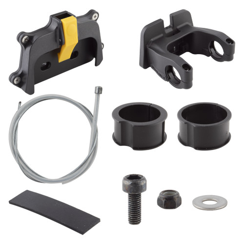 Topeak Fixer 3e for Front Baskets Blk Fits Up to 1" Handlebars TC3013