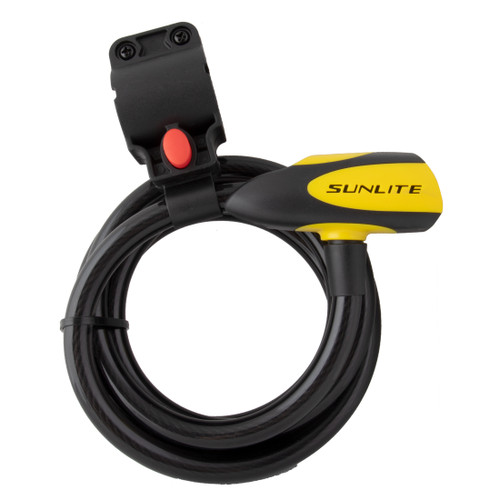 Sunlite Defender D1 12mm Key Lock 6ft Heavy-Duty Cable and 2 Keys 39997