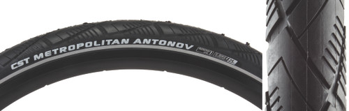 CST Premium Metropolitan Antonov 700x40 Reflective Urban Bike Tire TB96060100