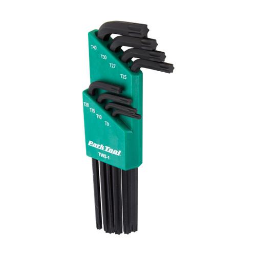 Park Tool TWS-1 Torx Wrench Set | High-Torque Industrial Steel, Professional Cycling Tools TWS-1