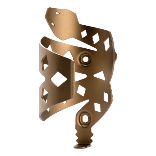 Rattlesnake Copper Alloy Side Load Water Bottle Cage - Lightweight, Durable, Braze-On Mount 571
