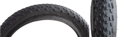 CST Fringe 20x2.8 Folding Mountain Bike Tire, TPI 60, Durable Single Compound TB00090600