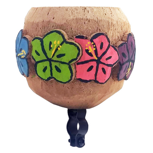 Coconut Bike Cup Holder Steel Clamp - Beach Cruiser Accessory DH-COCO-LAILA