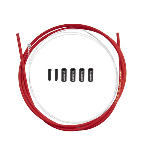 Box Components Box One Linear Brake Cable Kit | Alloy, PTFE-Coated for MTB and BMX BX-BC13ALNAN-RD
