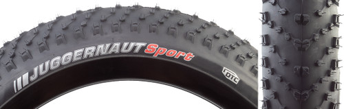 Kenda Juggernaut Sport 26x4.5 MTB Fat Bike Tire Dual Tread Compound 054E4NE9