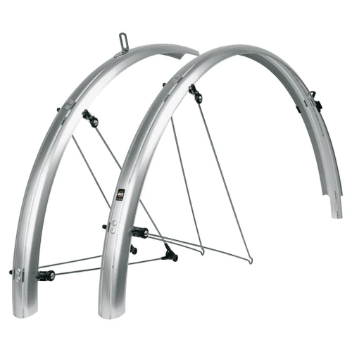 SKS B45 Bluemels 700c Full Coverage Aluminum Fenders, 45mm, Silver 11812
