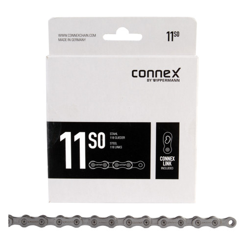 Connex 11SO 11-Speed Steel Chain Reusable Master Link (118 Links) 2321-11S0-1180