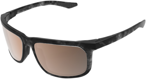 100% Hakan Sunglasses - Matte Black Havana - Bronze Lens 61036-259-73