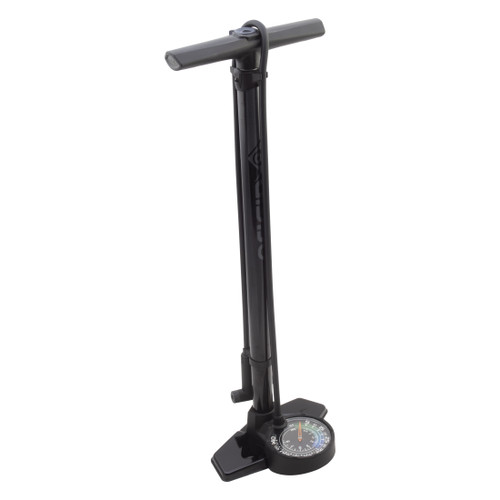 Origin8 Airaid MAXI PLUS Floor Pump w/ Gauge - Dual Mode, Steel Barrel 430221