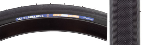 Panaracer GravelKing Slick Plus 700x30 Tubeless Gravel Tire Puncture-Resistant TuffTex+ RF730-GK-P-B2