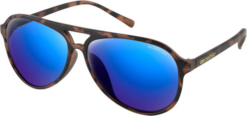 Bobster Maverick Sunglasses - Matte Brown Tortoise - Brown Hd Blue Mirror Lens BMAV101HD