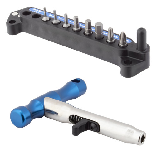 Park Tool QTH-1 Multi-Tool Quick-Change Bit Driver Set for Bicycle Repairs QTH-1