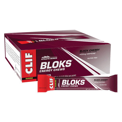 Clif Bloks Organic Energy Chews - Black Cherry, Caffeine, Electrolytes CCC118064