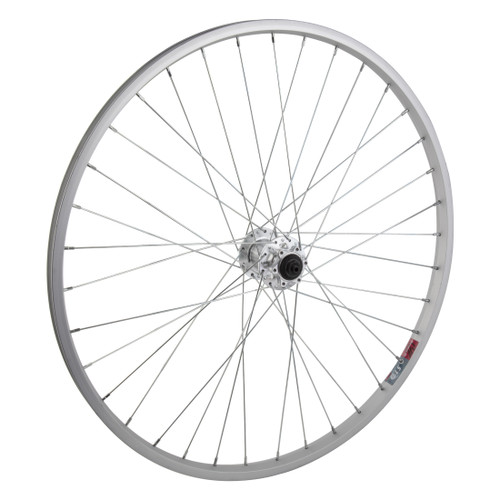 26in Alloy Front Wheel, WEI 519 Rim, QR Axle, 36H, Silver 640178
