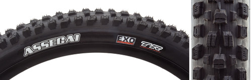 Maxxis Assegai Tire 27.5 X 2.5 Tubeless Dual Exo Casing Wide Trail Black TB00163300