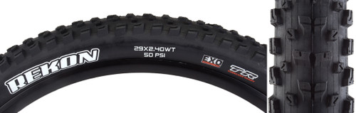 Maxxis Rekon Tire 29 X 2.4 Durable Tubeless Black Dual Exo Wide Trail TB00017700