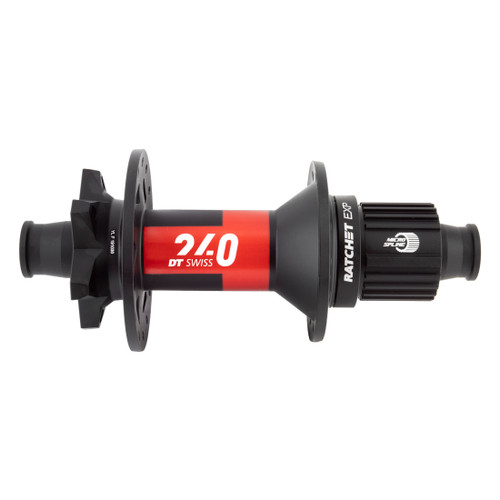 DT Swiss 240 EXP Rear Hub - Micro Spline, 12x148mm, Lightweight and Stiff H240TDD2R28SA7273S