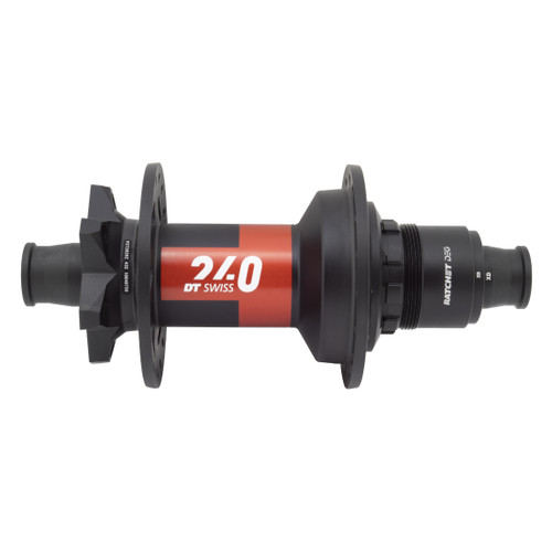 DT Swiss 240 DEG Rear Hub 12x148mm XD 90pt Engagement, Black/Red H240TDDRR32SA9756S