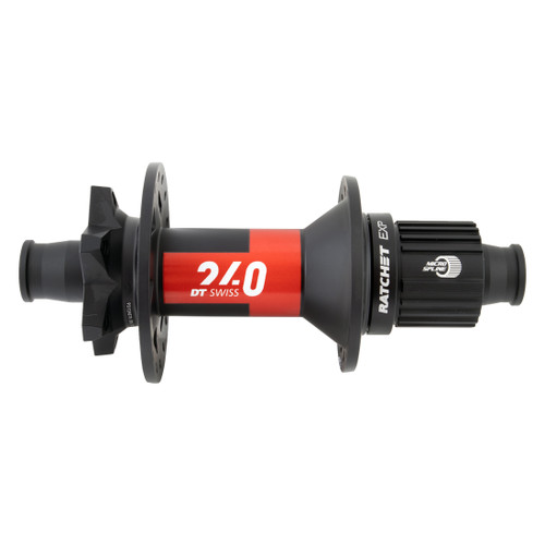 DT Swiss 240 EXP Rear Hub 12x148mm, Micro Spline, 54-Point Engagement, 15% Stiffer, Lightweight Alloy, 6-Bolt Disc Compatible H240TDD2R32SA2294S