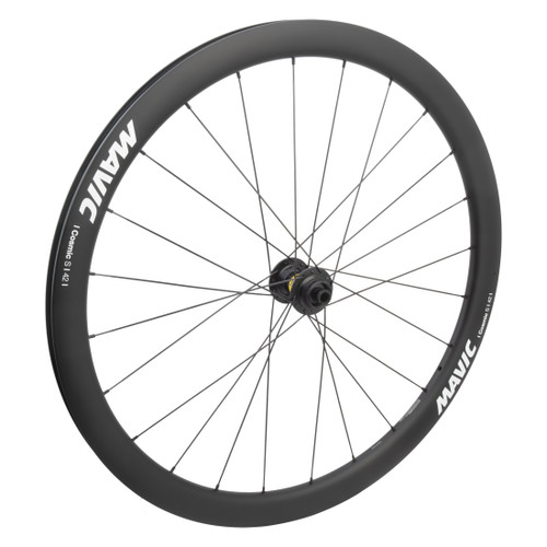 Mavic Cosmic S 42 Disc Carbon Clincher Front Wheel - Tubeless Ready, Aero Performance F00078601