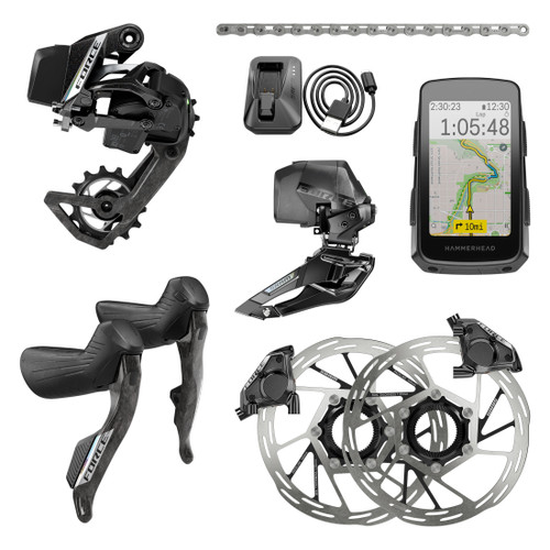 SRAM Force eTap AXS 2x12-Speed Wireless Groupset Hydraulic Disc Brakes 00.7918.382.000