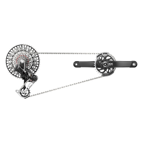 SRAM XX T-Type Eagle AXS Power Meter Groupset - 12-Speed, Carbon, Boost 00.7918.412.003