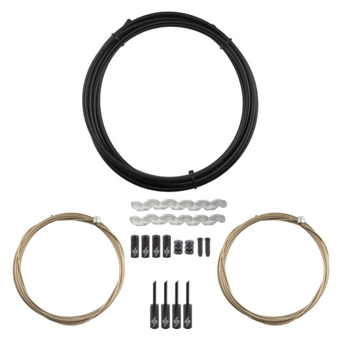 Premium Origin8 SuperSlick Compressionless Road and MTB Brake Cable and Housing Kits Î“Ã‡Ã´ High-Performance, Kevlar-Lined, Shimano/SRAM Compatible for Superior Braking 14881