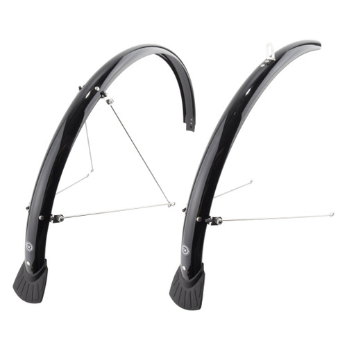 Sunlite 700C x 45mm Polycarbonate Fenders Stainless Steel Stays 29135