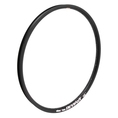 Deviant Alienation 24in Matte Black Front Rims - Durable 6069-T6 Alloy, Double Wall, Tubeless-Ready 470355