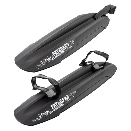 SKS Fatboard Fat Bike Fender Set Quick Release Power-Strap Two Hinge Arm 11363