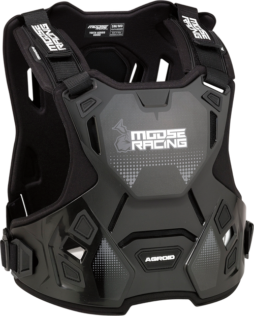 Moose Offroad Youth Agroid Chest Guard - Black - S/M 2701-1116