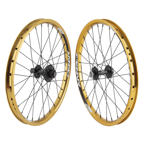 20in Alloy BMX Wheel Set | Sun Envy Rims and MX-3200 Sealed Hub 743103