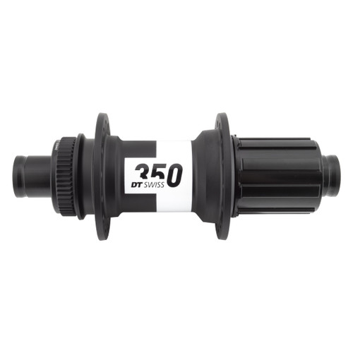DT Swiss 350 Rear Hub - 12mm Thru, Center-Lock, HG11, Black H350NCDBR28SA0442S