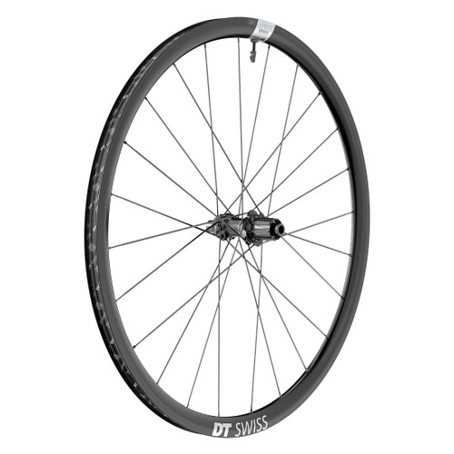 DT Swiss E 1800 Spline 30 Rear Wheel - Tubeless Ready, Center-Lock Ride-Optimized Aluminum 700c Road Wheel W0E1800NIDMSA21184