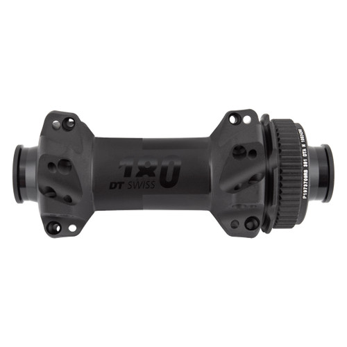 DT Swiss 180 Front Hub 12 x 100mm TA Center Lock Disc 28h Straight Pull Black H18PACDXR28SA4268S