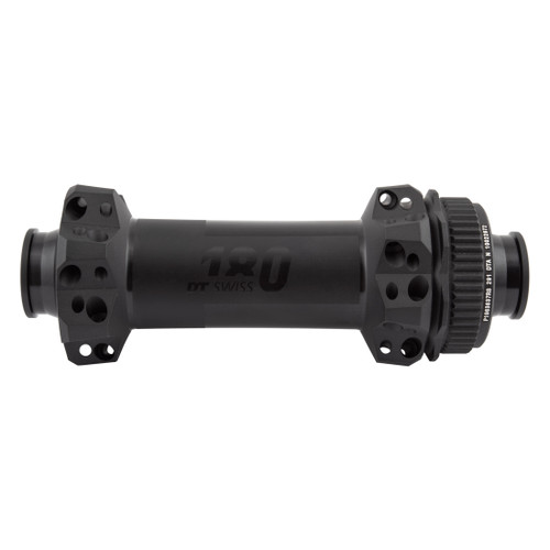 DT Swiss 180 Front Hub 15 x 110mm TA Center Lock Disc 28h Straight Pull Black H18PBCIXR28SA2672S