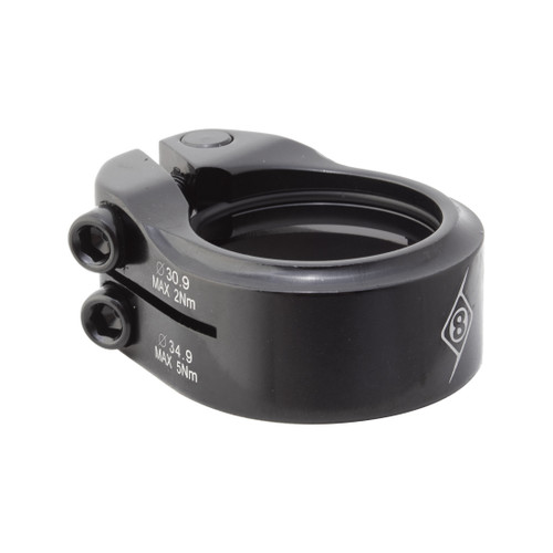 Seatpost Clamp Origin8 Clampdown Double 34.9/30.9 Bk 52738