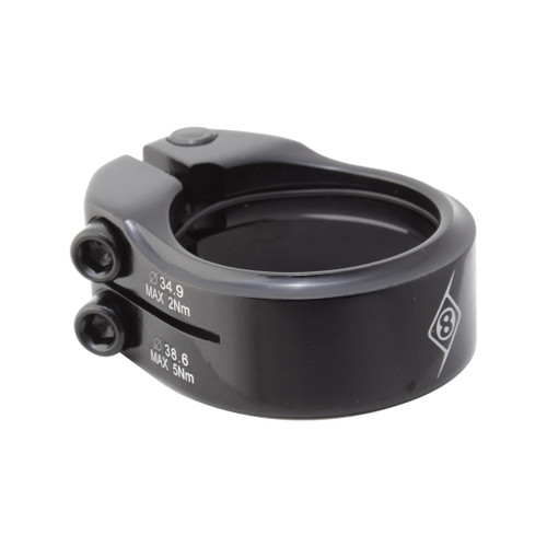 Seatpost Clamp Origin8 Clampdown Double 38.6/34.9 Bk 52740