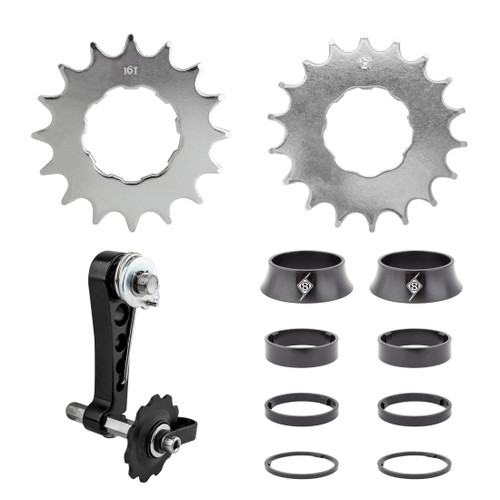 Der Part Origin8 Single Spd Kit Conical 16&18/Spcr/Gide 26283