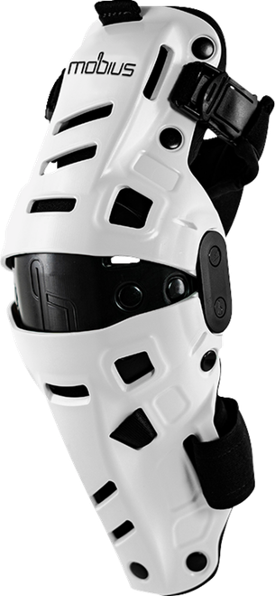 Mobius X8H Hybrid Knee Support - White/Black - L/Xl 1020112