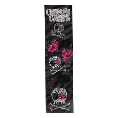 Decal C-Candy Rhinestone Skulls 97843