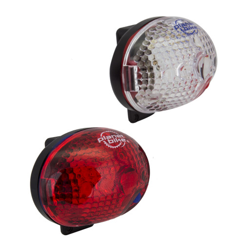 Light Planet Bike Combo Blinky Safety 1-Led F&R 95595