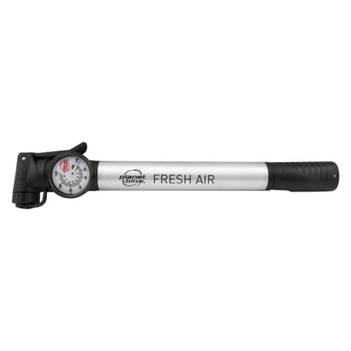 Pump Planet Bike Mini Fresh Air W/Gauge Sl/Bk 430202