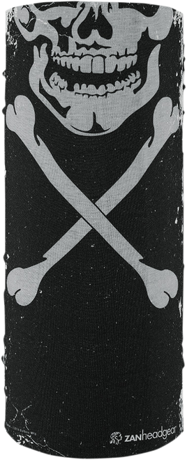 Zan Headgear Motley Tube - Skull And Crossbones T227