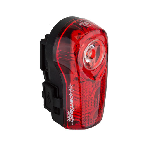 Light Planet Bike Rear Superflash Usb Bk 98931