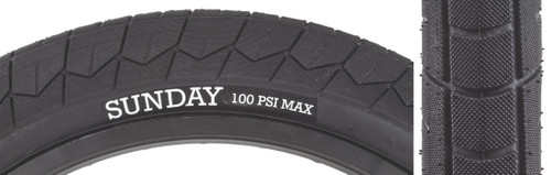 Tire Sunday Current V2 20X2.4 Bk/Bk Wire 592417