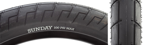 Tire Sunday Street Sweeper V2 20X2.40 Bk/Bk Wire 594185